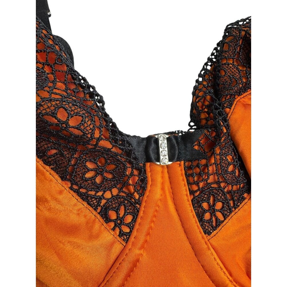 Cake Lingerie NEW 40D Ginger Macaroon Maternity Nursing Bra Underwire Orange - Picture 3 of 11